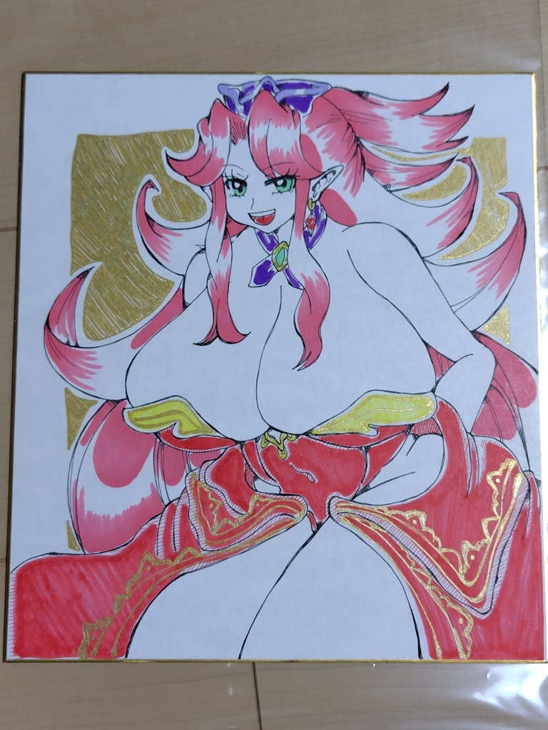 聖剣伝説３　【大色紙】　アンジェラと美獣イザベラ