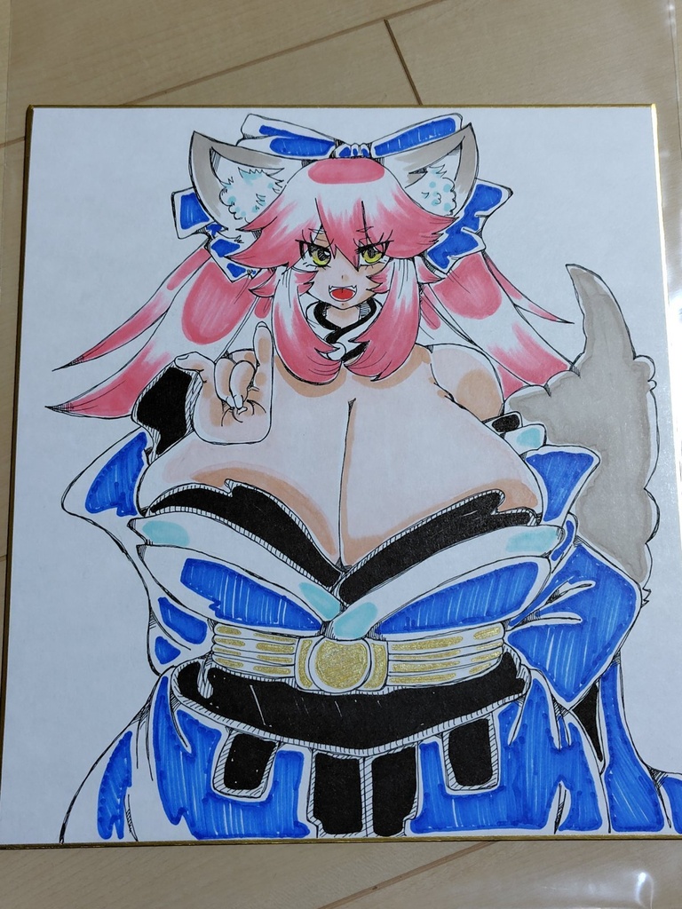 FGO 大色紙 玉藻の前とBB