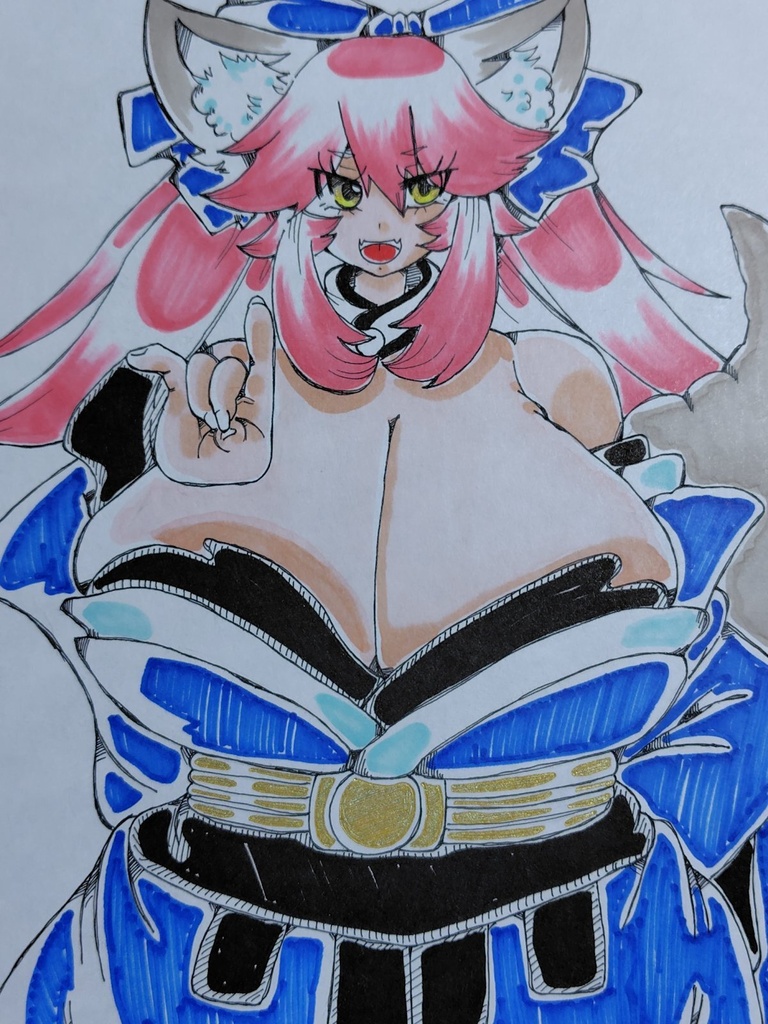 FGO 大色紙 玉藻の前とBB
