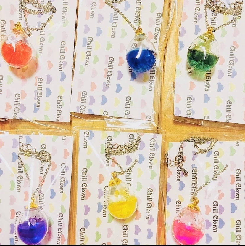 水風船モチーフネックレス