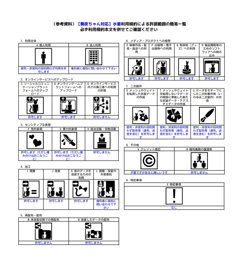 【舞夜ちゃん対応】水着