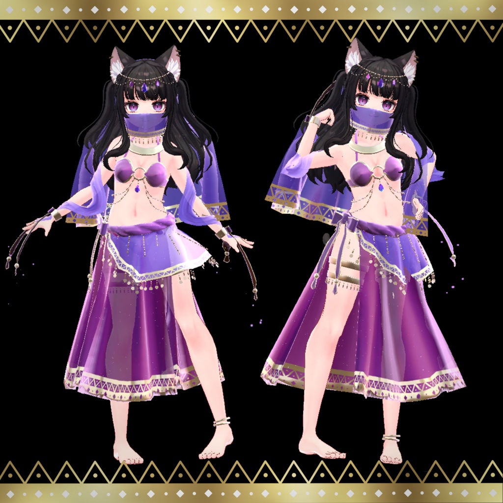 【ミラリスちゃん対応】踊り子衣装