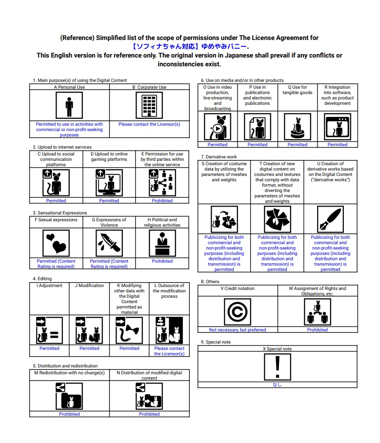 【ソフィナちゃん対応】ゆめやみバニー