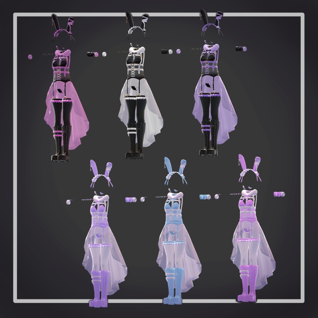 【ソフィナちゃん対応】ゆめやみバニー