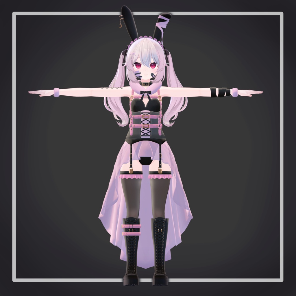 【カリン&ラスクちゃん対応】ゆめやみバニー