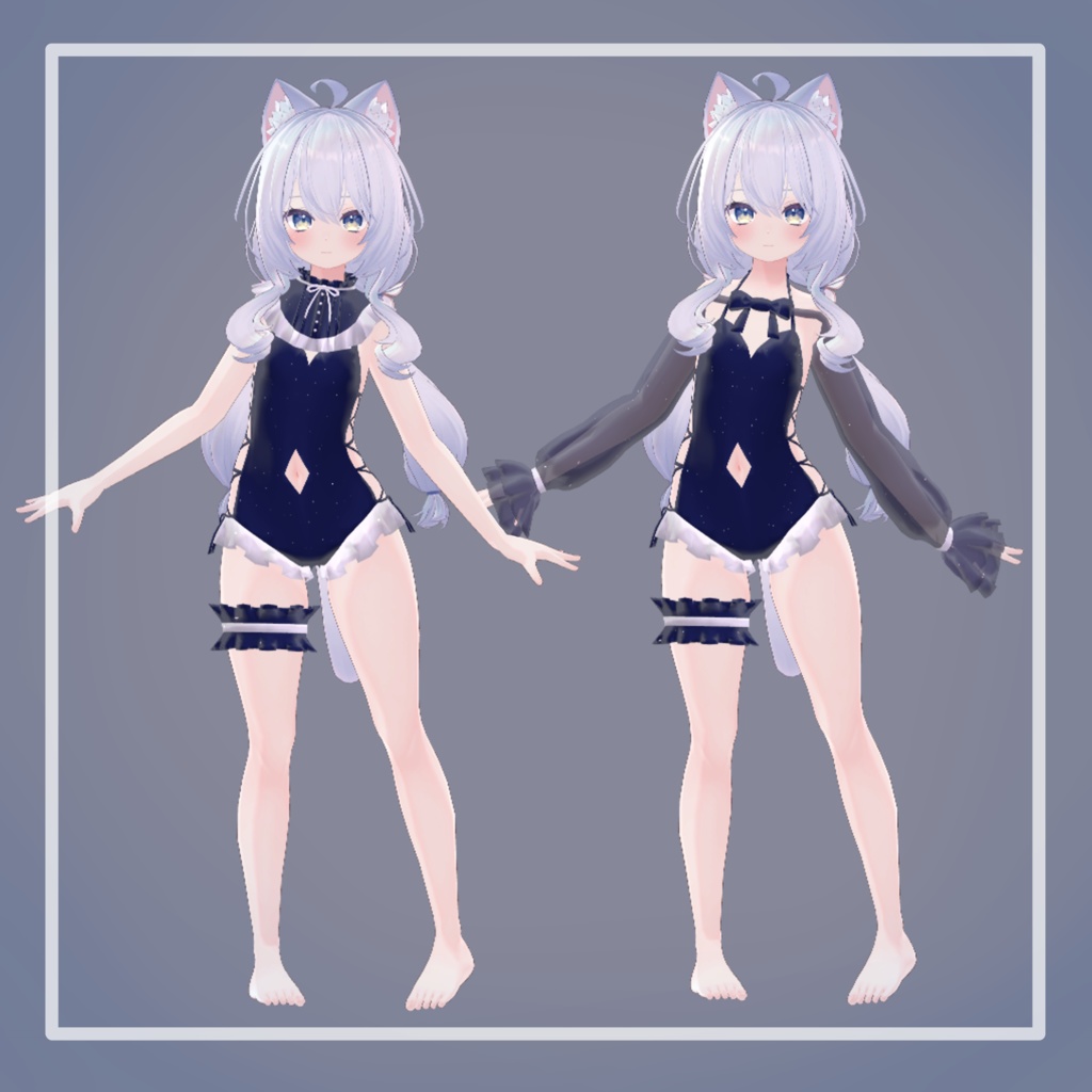 【めいゆんちゃん対応】CrossCatSwimwear【水着】