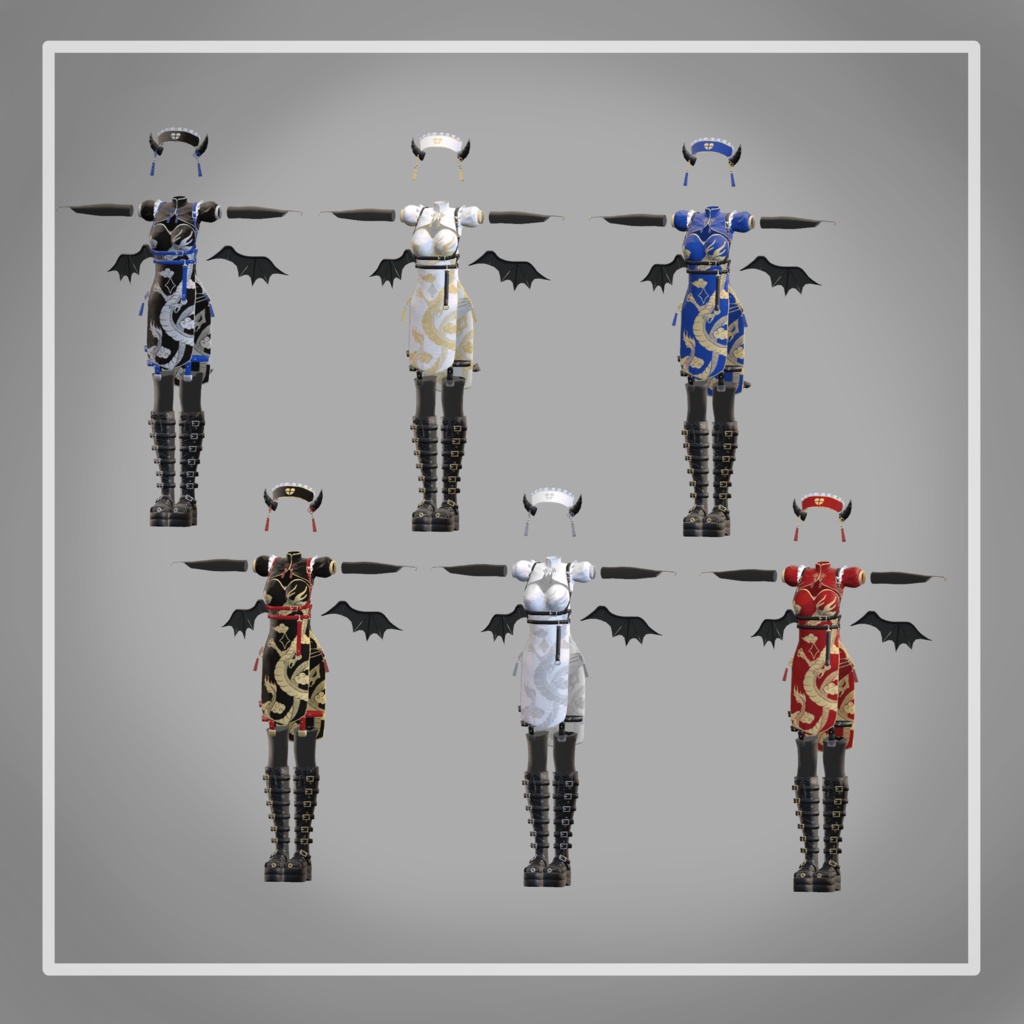 【23アバター対応】でびでびチャイナナースメイド!