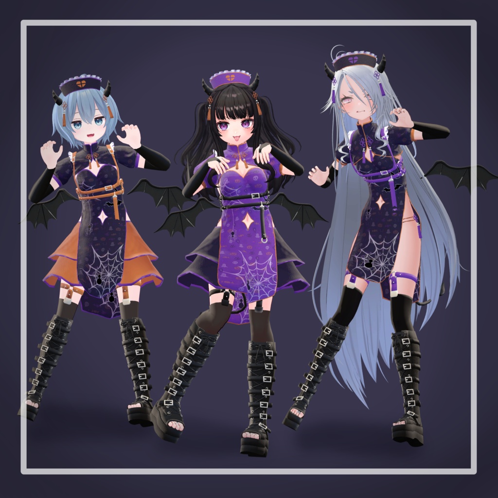 【23アバター対応】でびでびチャイナナースメイド!