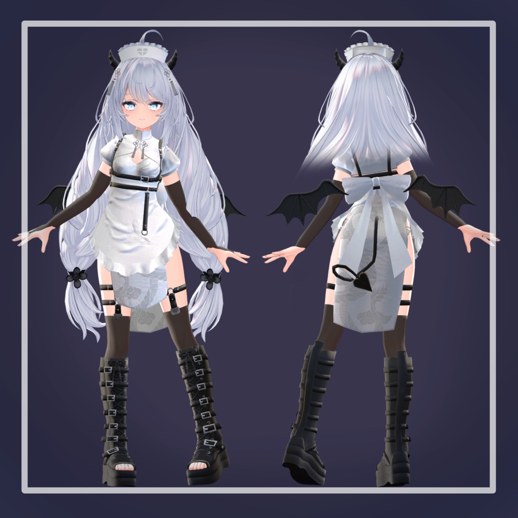 【23アバター対応】でびでびチャイナナースメイド!