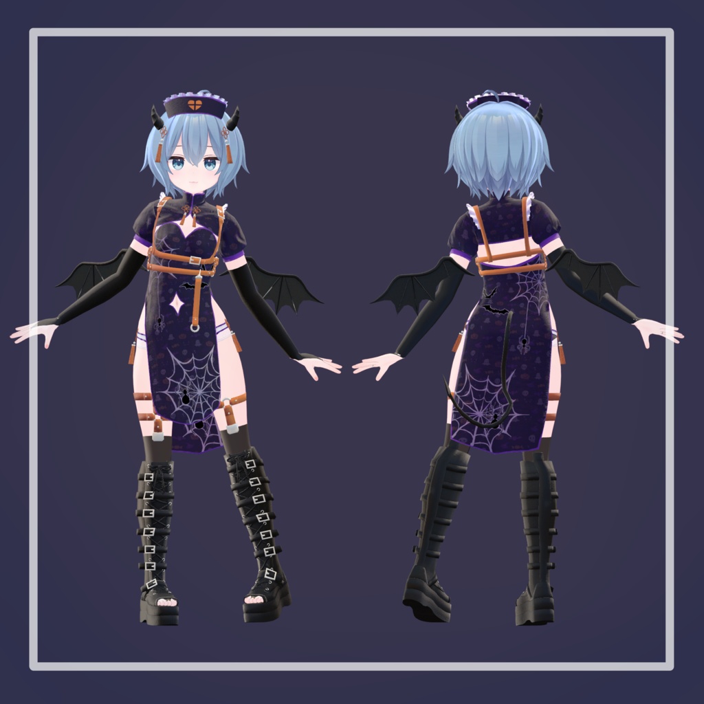 【23アバター対応】でびでびチャイナナースメイド!