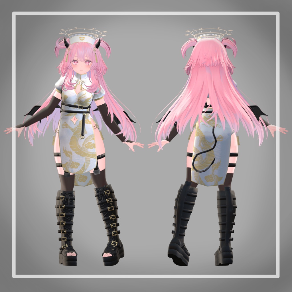 【23アバター対応】でびでびチャイナナースメイド!