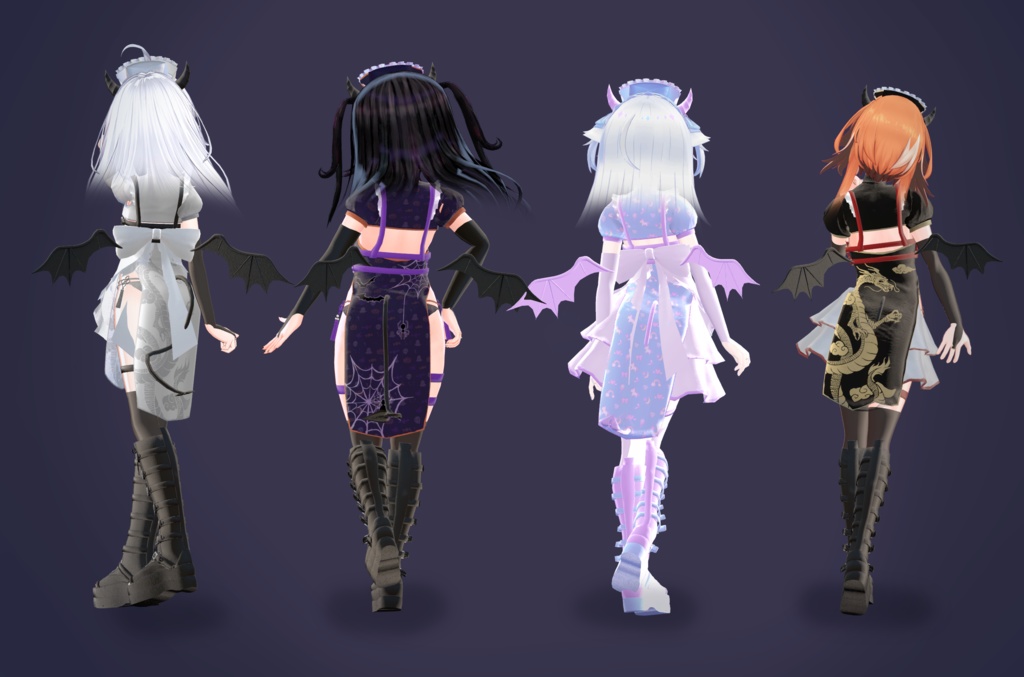 【23アバター対応】でびでびチャイナナースメイド!