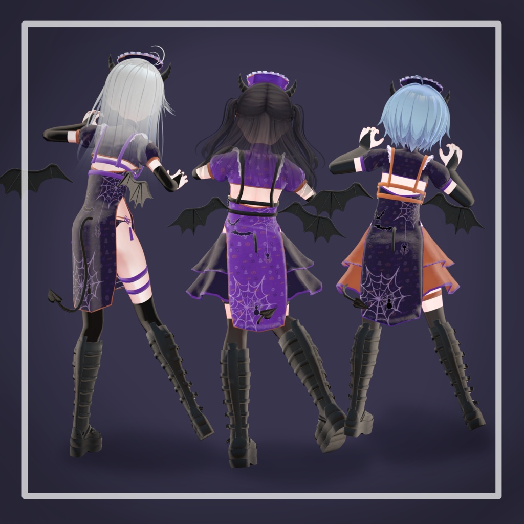 【23アバター対応】でびでびチャイナナースメイド!