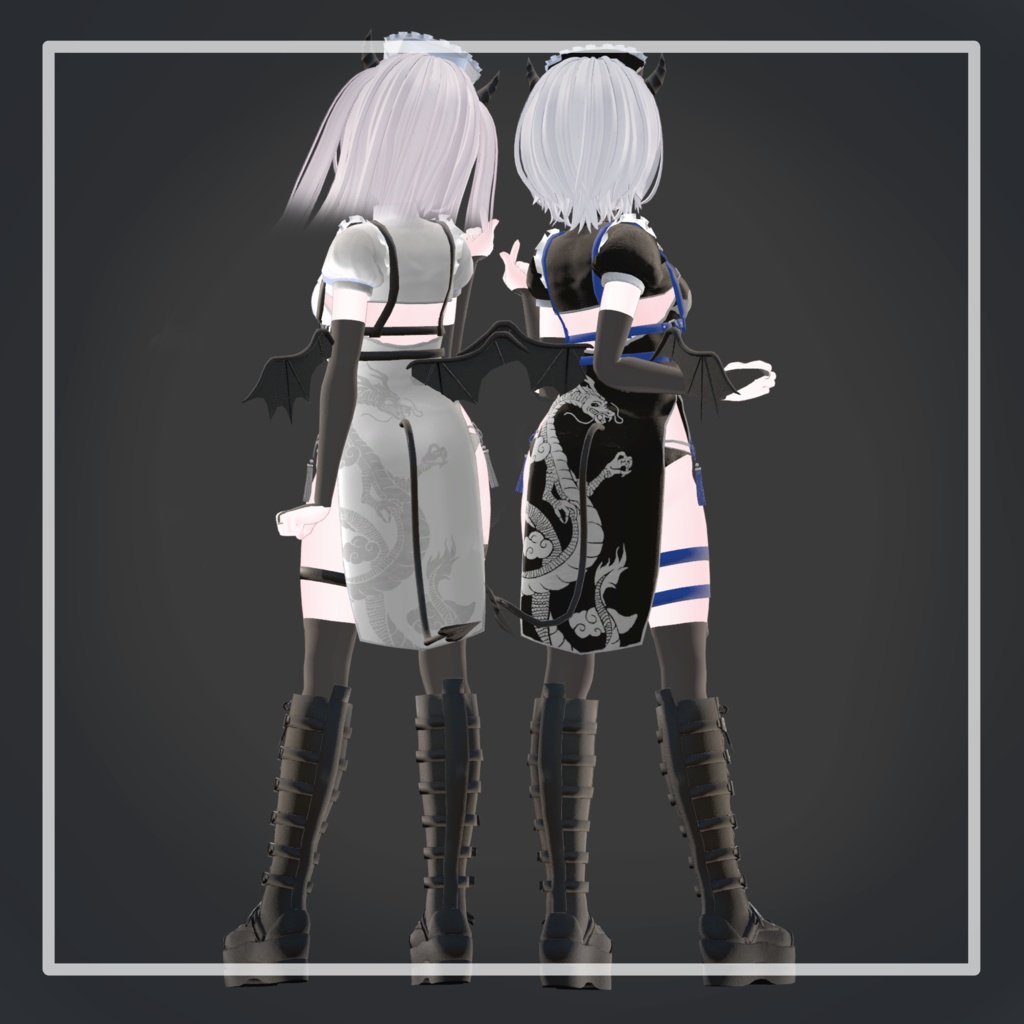 【23アバター対応】でびでびチャイナナースメイド!