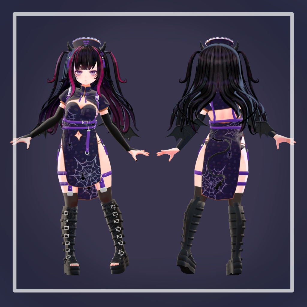 【23アバター対応】でびでびチャイナナースメイド!