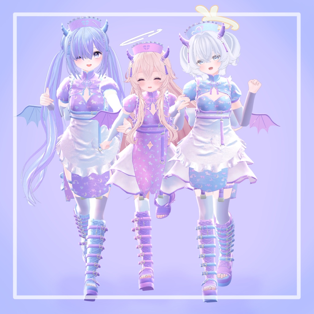 【23アバター対応】でびでびチャイナナースメイド!