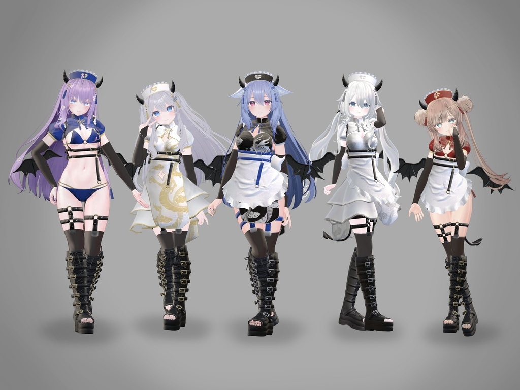 【23アバター対応】でびでびチャイナナースメイド!