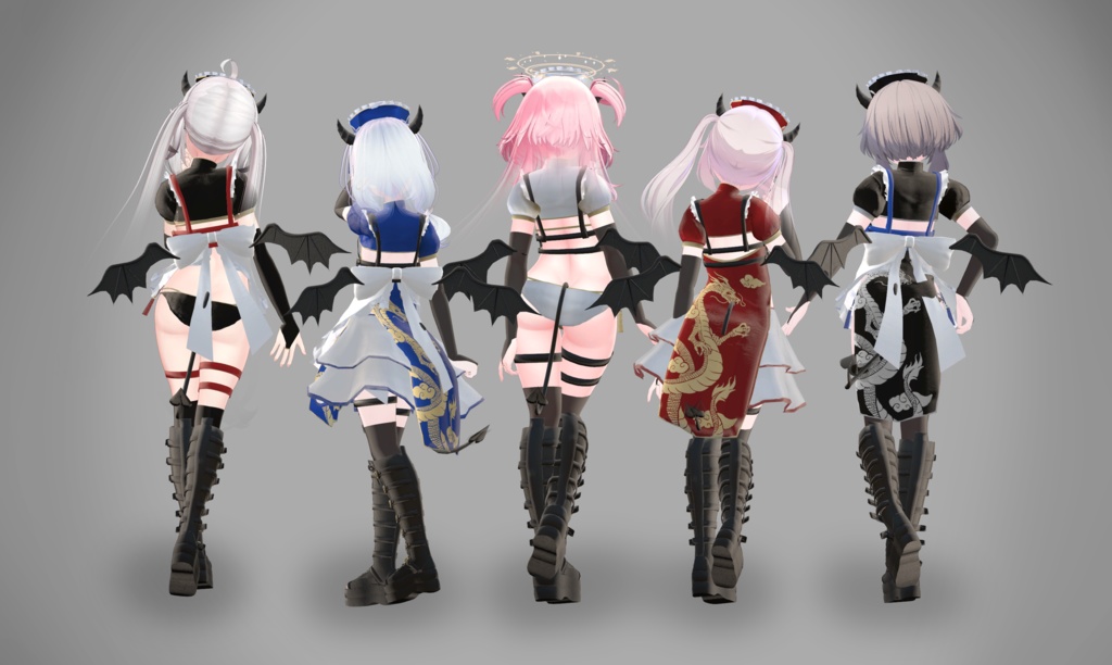 【23アバター対応】でびでびチャイナナースメイド!