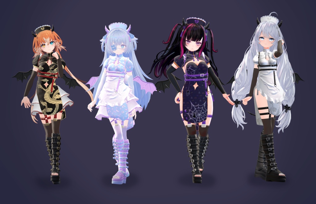 【23アバター対応】でびでびチャイナナースメイド!