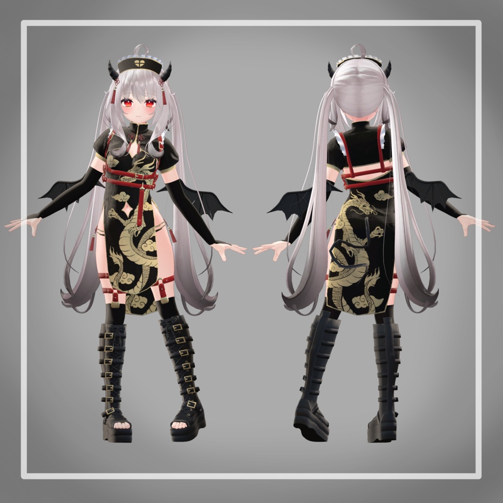 【23アバター対応】でびでびチャイナナースメイド!