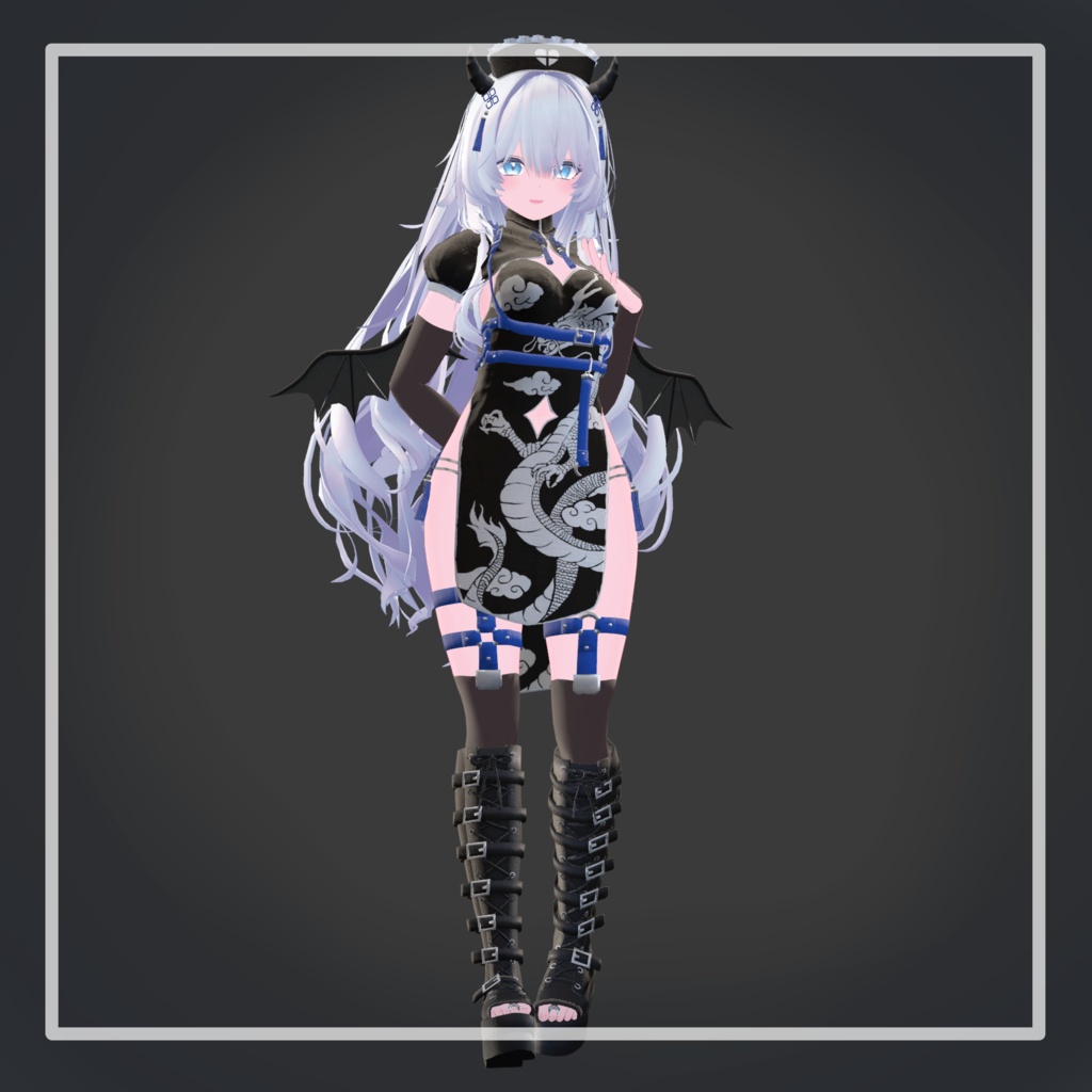 【23アバター対応】でびでびチャイナナースメイド!