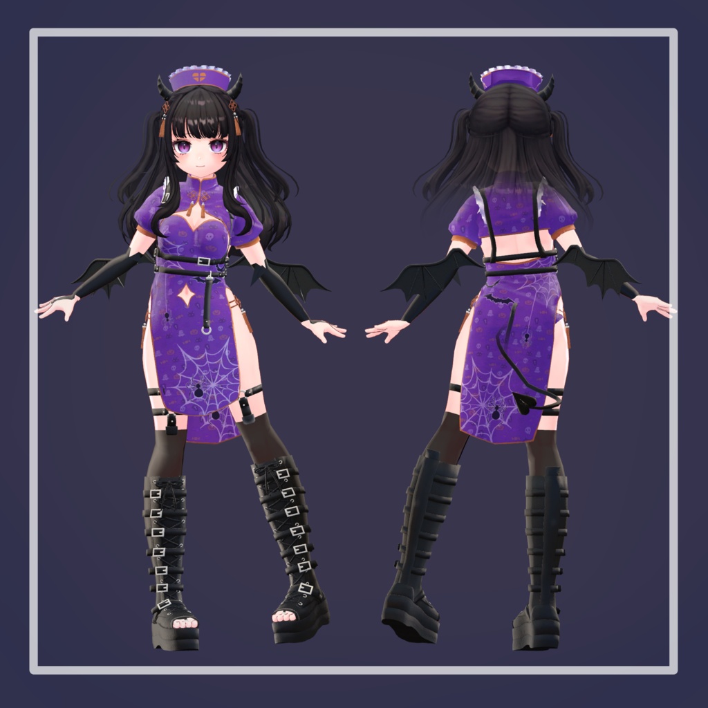 【23アバター対応】でびでびチャイナナースメイド!