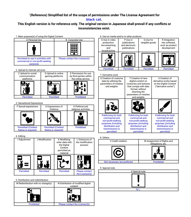 【+Head対応】black cat