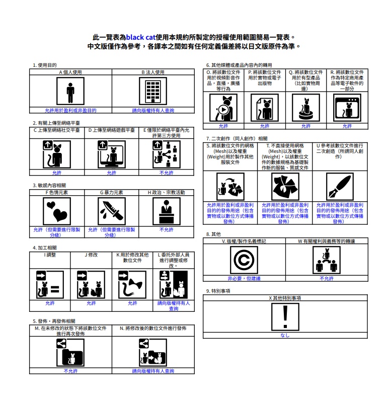 【+Head対応】black cat