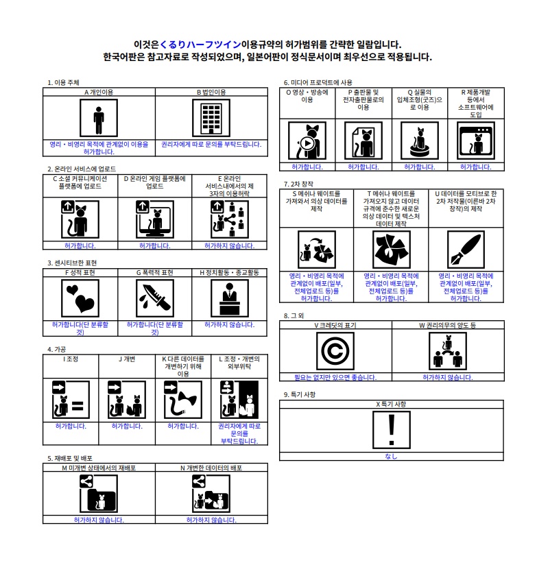 【汎用】くるりハーフツイン