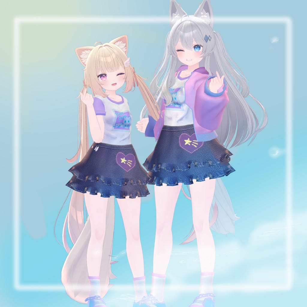 【お着替えギミック付き女児服+スク水】ちあふるがーるず!