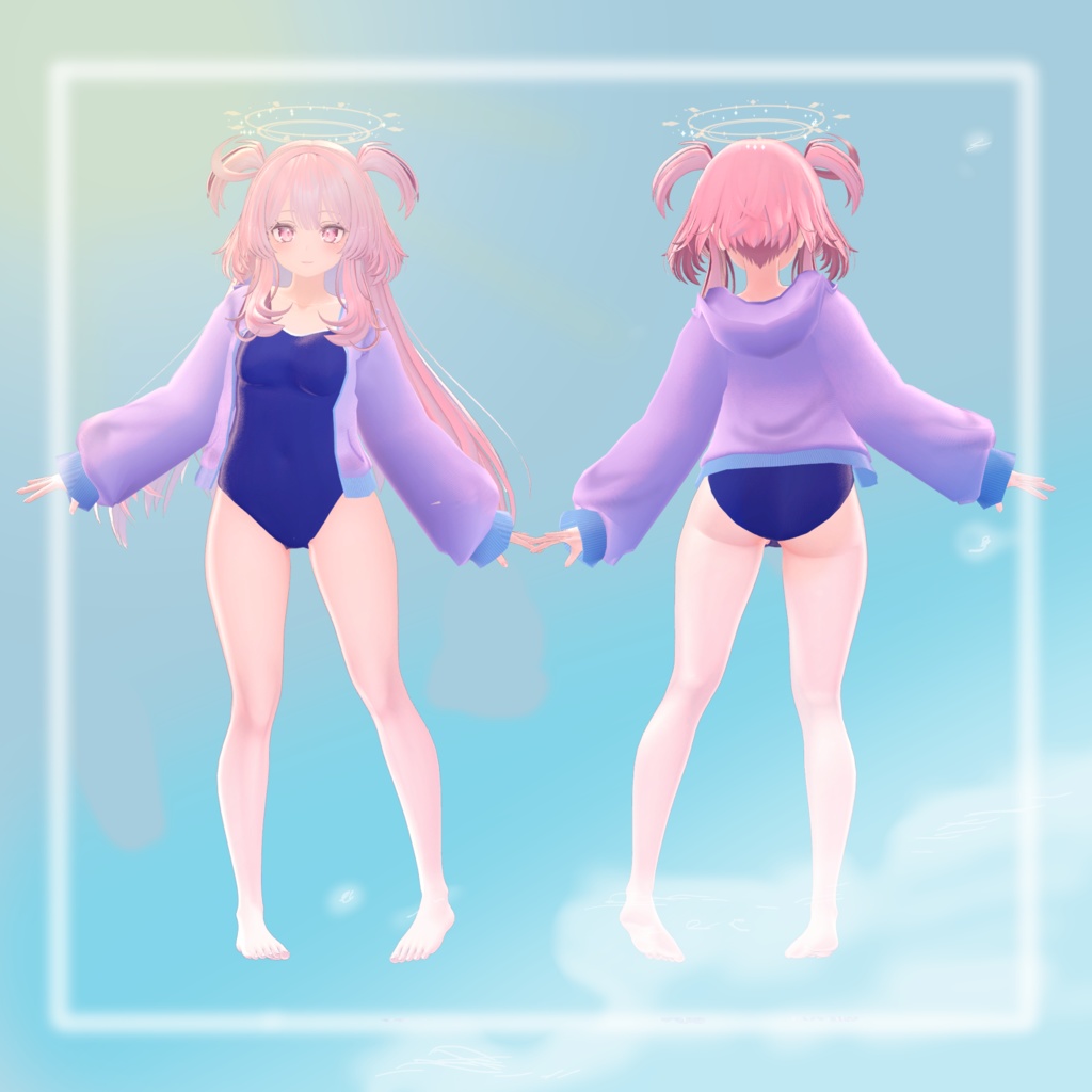 【お着替えギミック付き女児服+スク水】ちあふるがーるず!