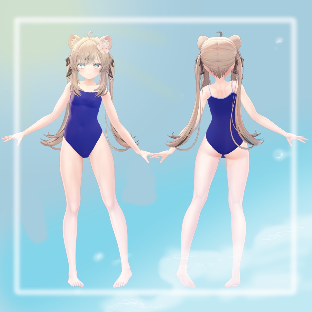 【お着替えギミック付き女児服+スク水】ちあふるがーるず!