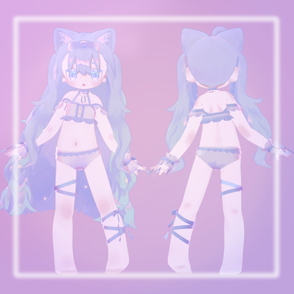 【キプフェル対応】melty star 【3wayワンピース+ツインエクステ】