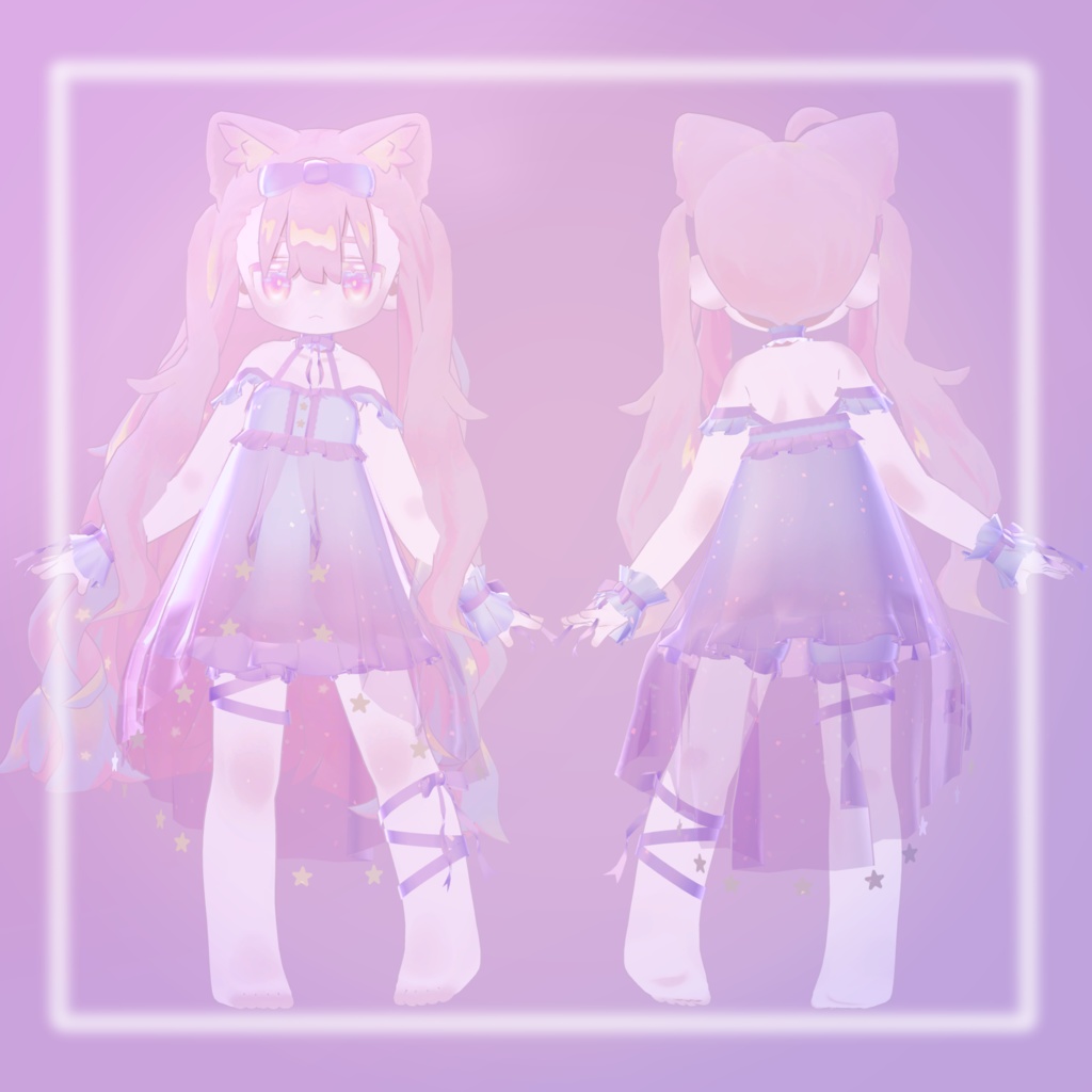 【キプフェル対応】melty star 【3wayワンピース+ツインエクステ】