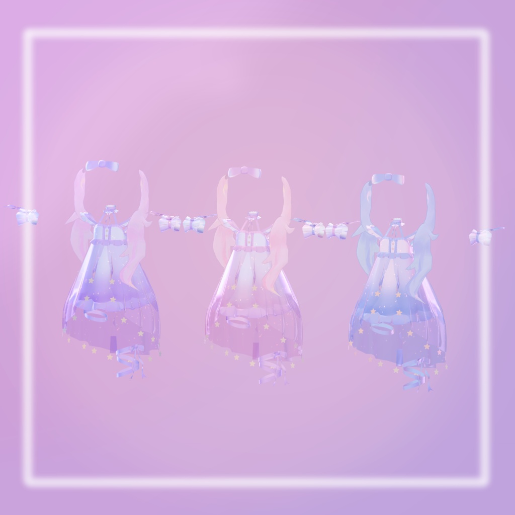 【キプフェル対応】melty star 【3wayワンピース+ツインエクステ】