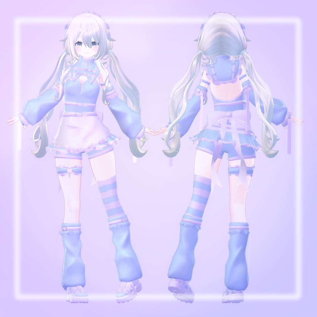 【13アバター対応】えんじぇりっくじゃーじ【天使界隈水着】