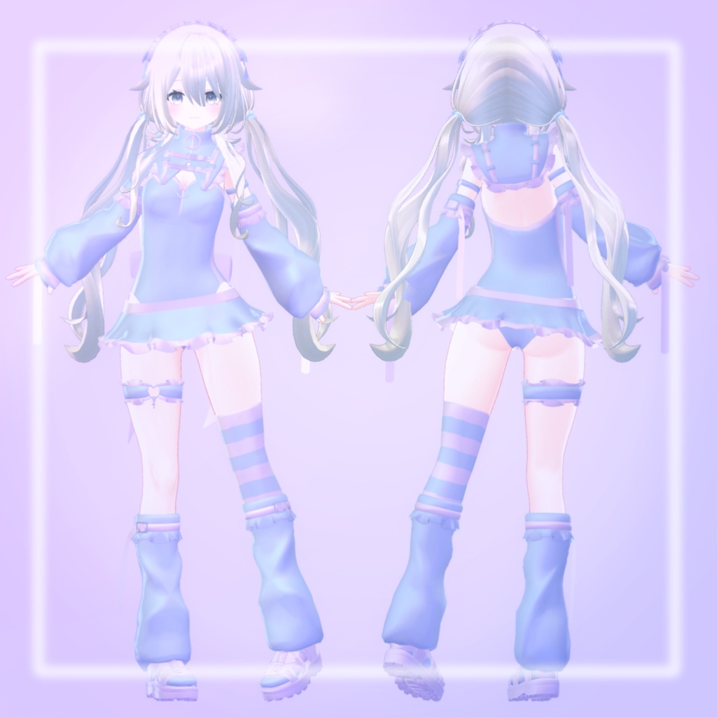 【13アバター対応】えんじぇりっくじゃーじ【天使界隈水着】