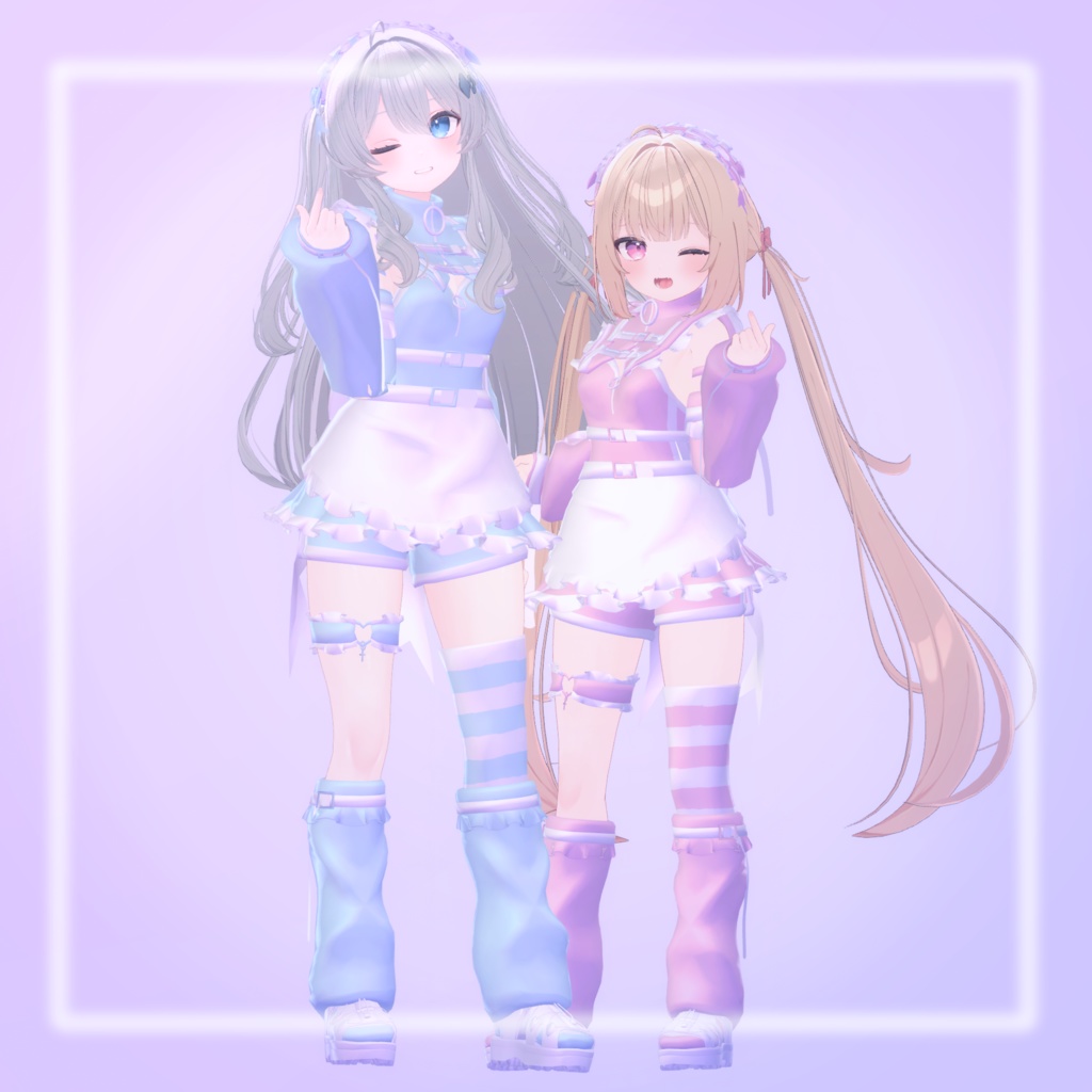 【13アバター対応】えんじぇりっくじゃーじ【天使界隈水着】