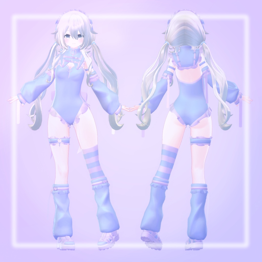 【13アバター対応】えんじぇりっくじゃーじ【天使界隈水着】