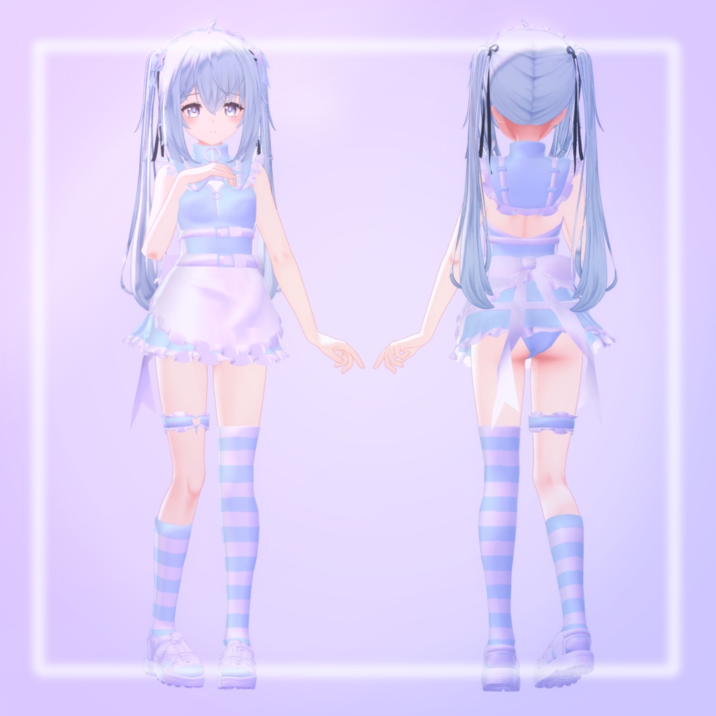 【13アバター対応】えんじぇりっくじゃーじ【天使界隈水着】