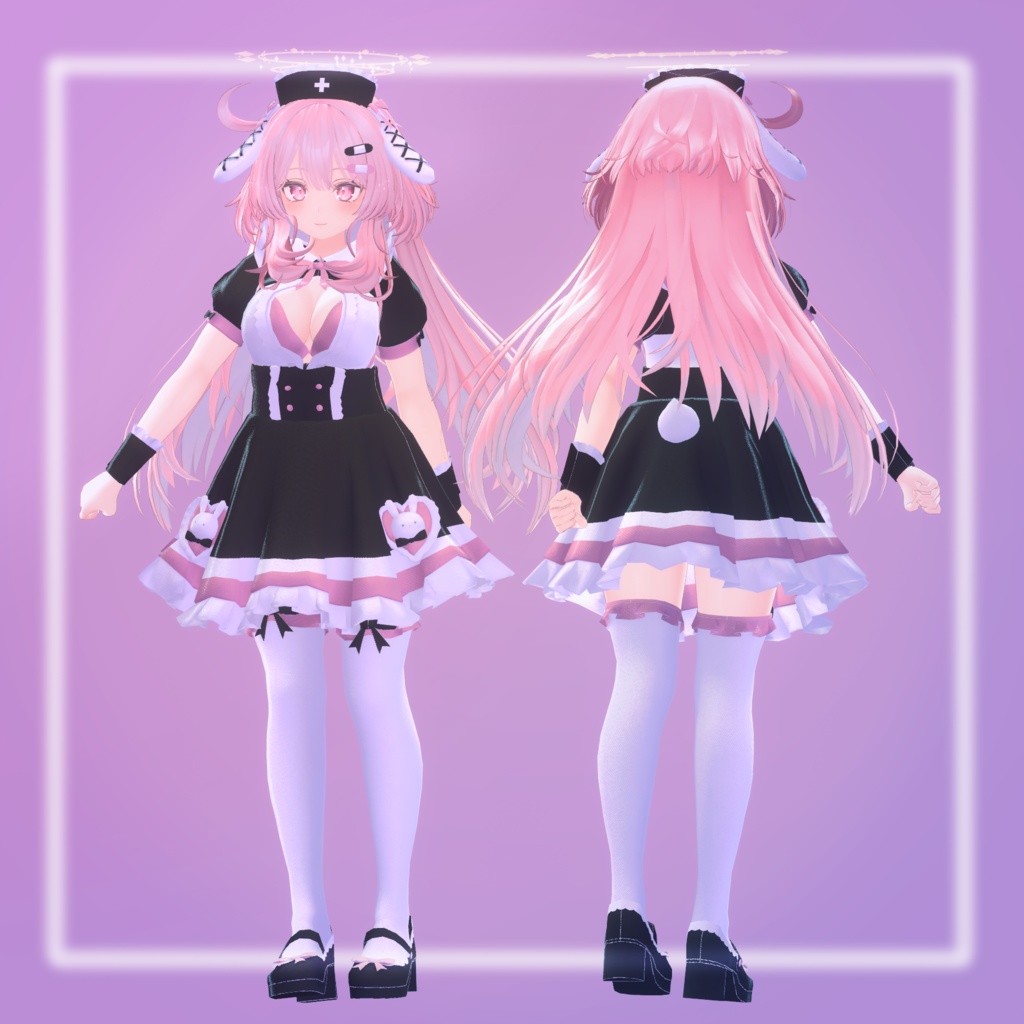 【8アバター対応】らびらびバニーナースメイド!