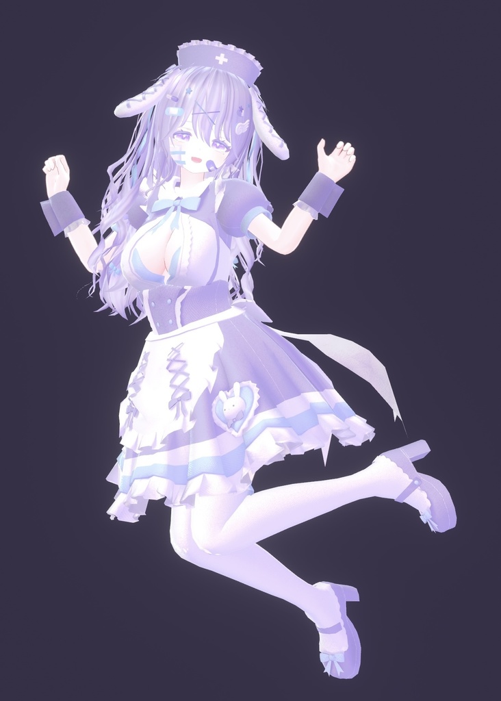 【8アバター対応】らびらびバニーナースメイド!