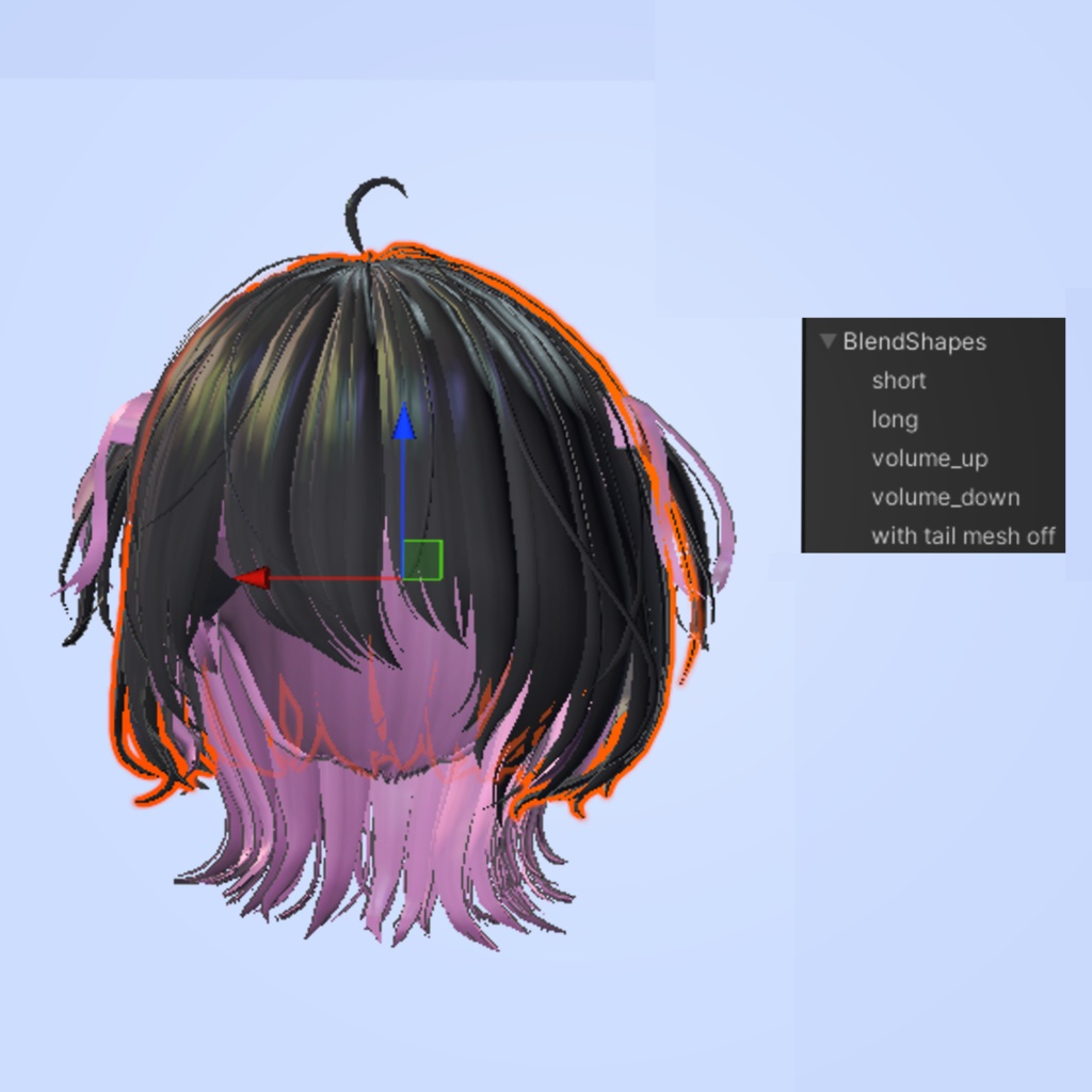 wolf half twin【15アバター対応】