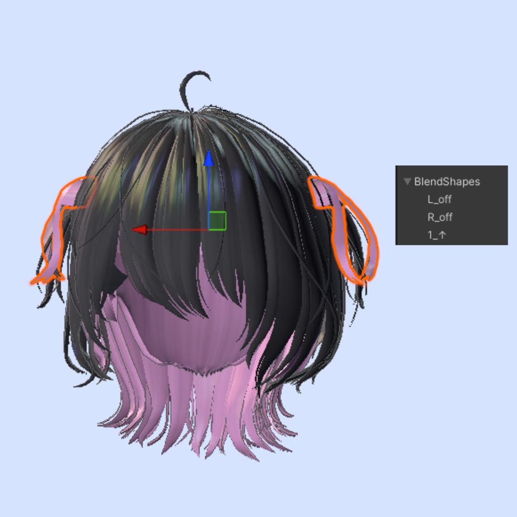 wolf half twin【15アバター対応】