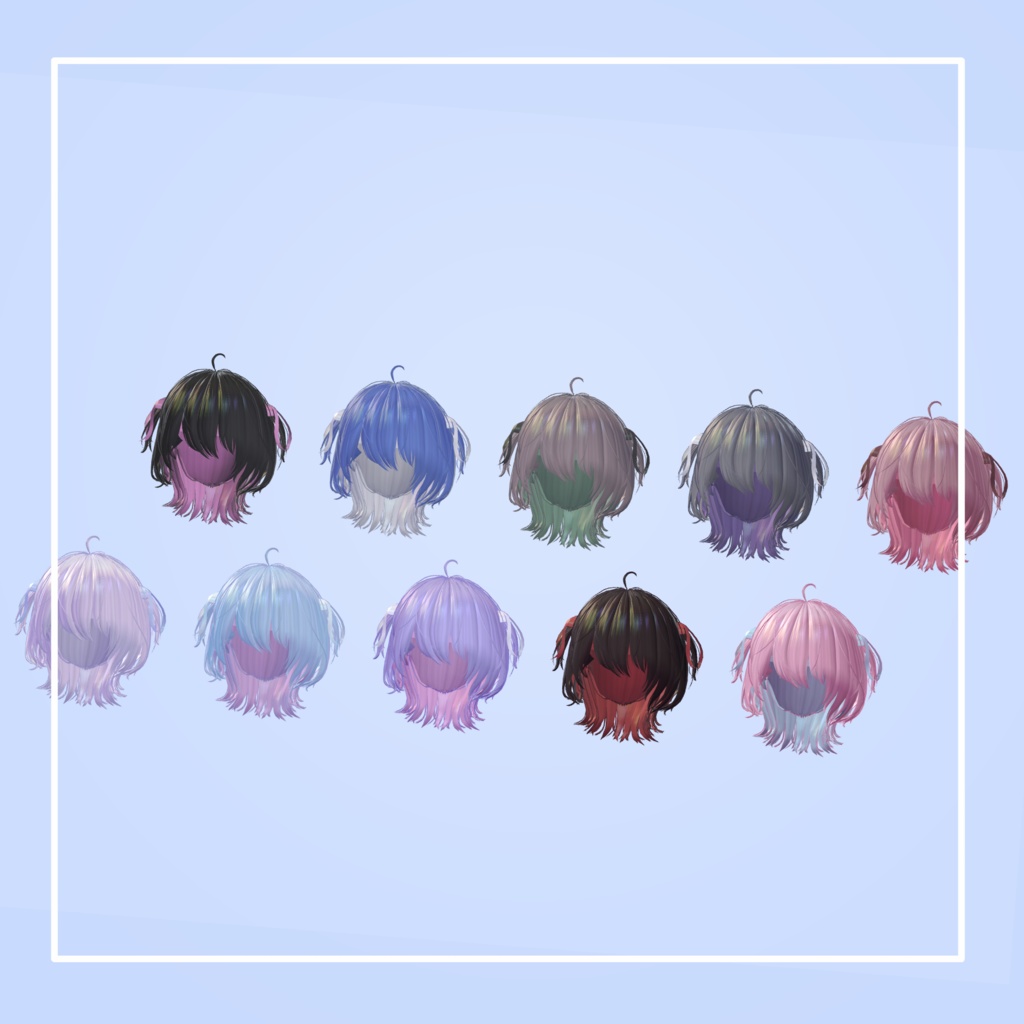 wolf half twin【15アバター対応】