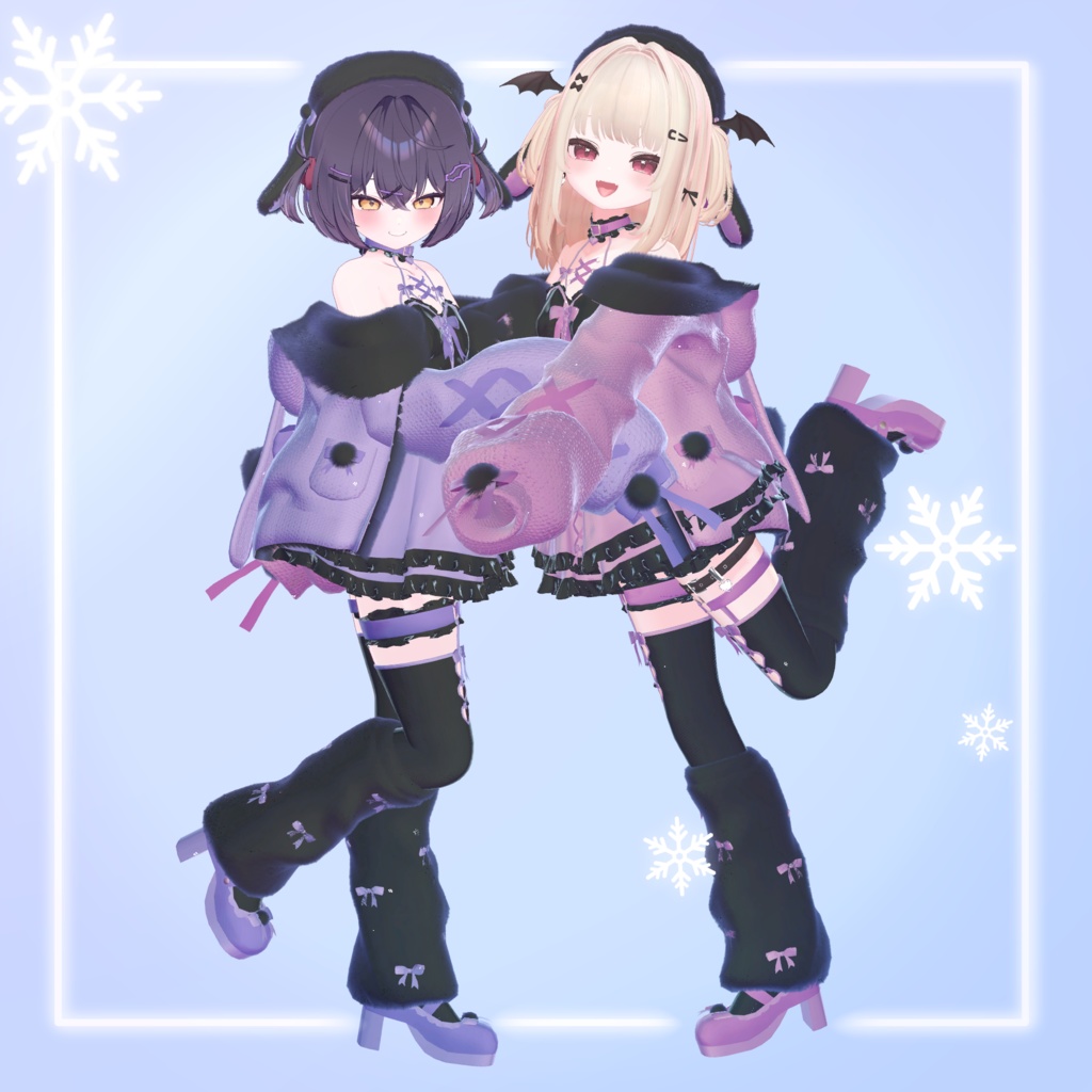 【11アバター対応】melting snow rabbit【めるらび】