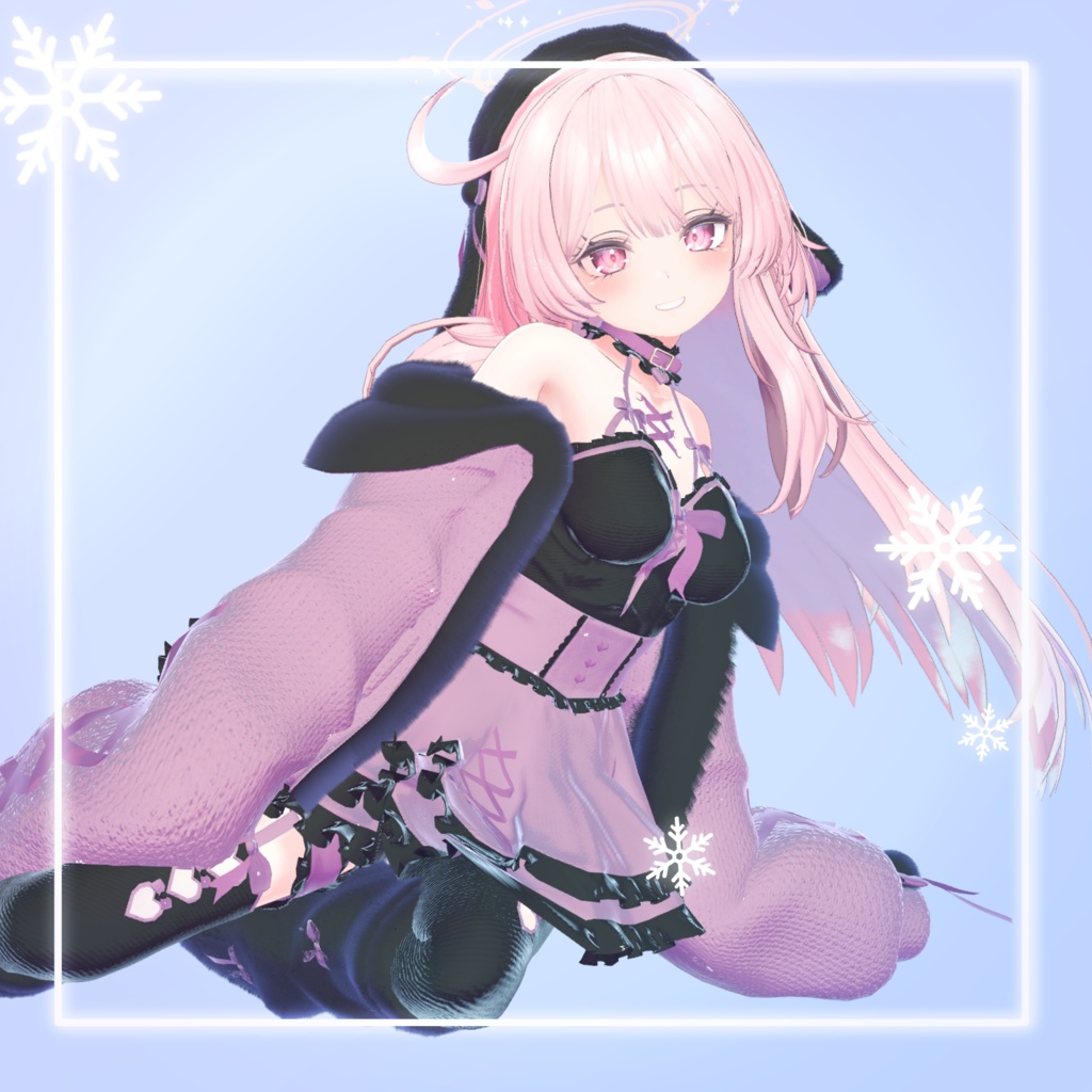 【11アバター対応】melting snow rabbit【めるらび】