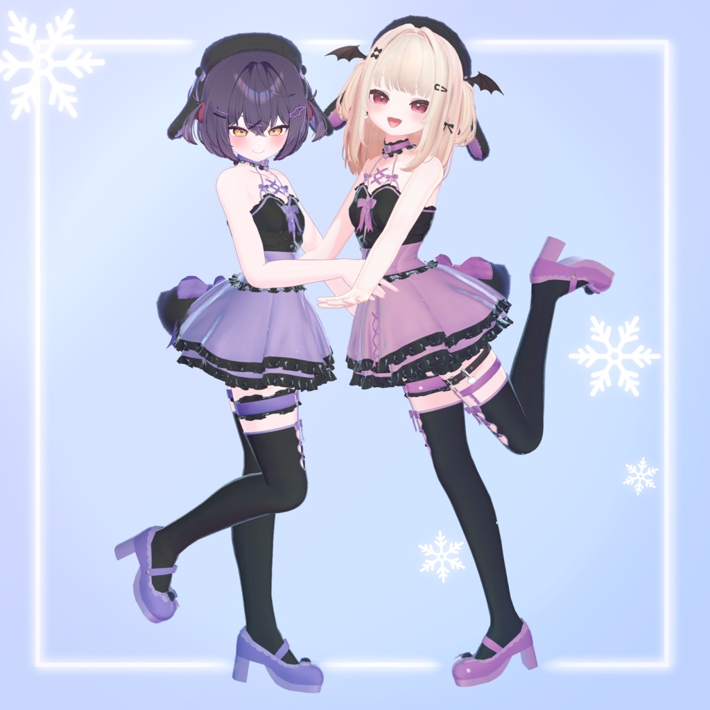 【11アバター対応】melting snow rabbit【めるらび】