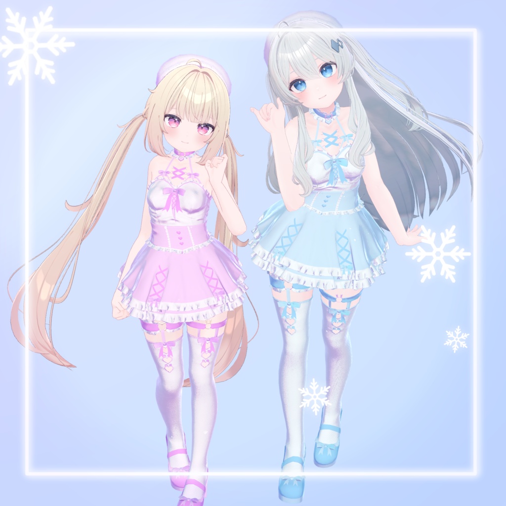 【11アバター対応】melting snow rabbit【めるらび】