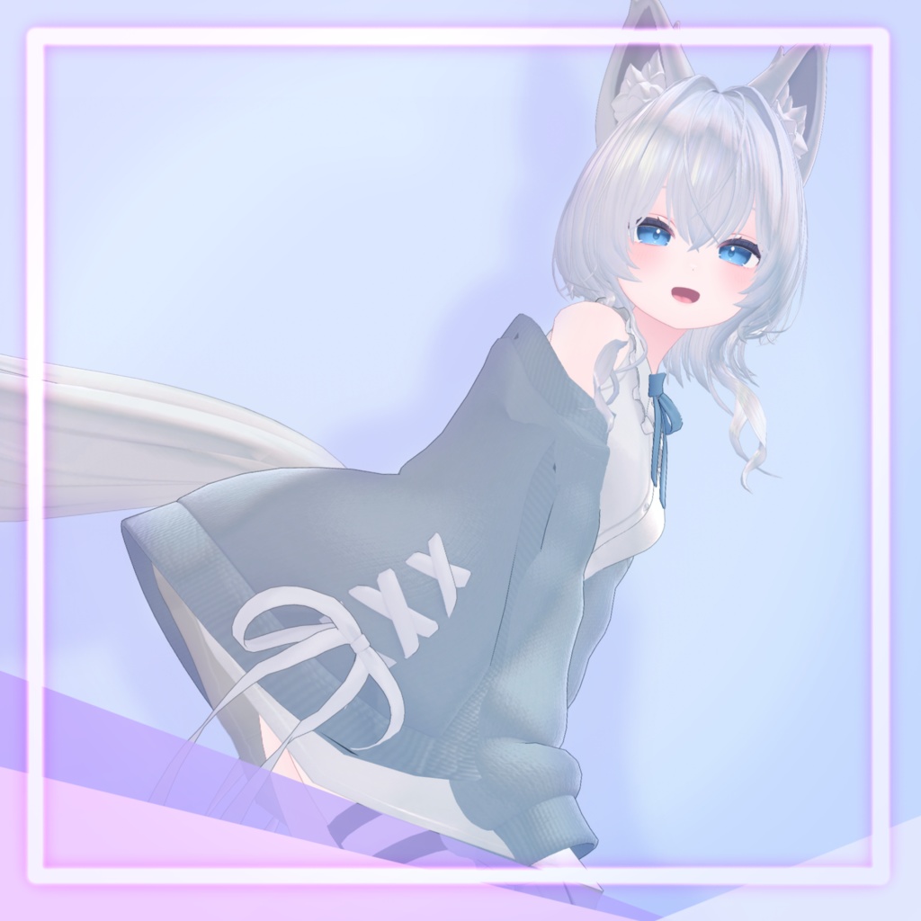 くるくるくらげうるふ【20アバター対応髪型】